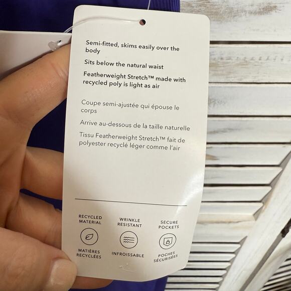 ATHLETA Women's PLUS Size 16 NWT Brooklyn Lined Pant Noble Blue Athletic Jogger - Picture 16 of 16